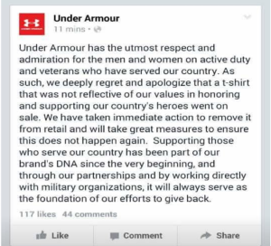 UA apology