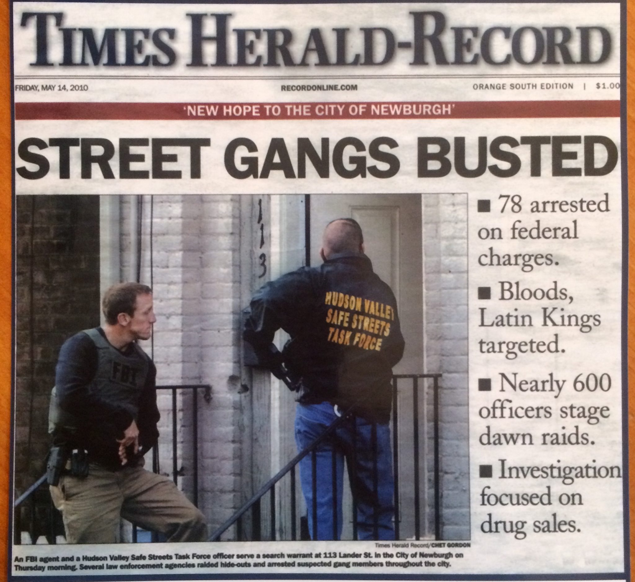 Newburgh Gangs Case 2013