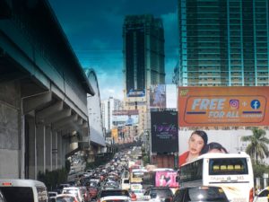 This rush-hour Manila traffic? Yeah. Totally Belgium’s fault. (Charles Faint)